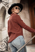 Load image into Gallery viewer, Bray Button Down Top in Brown - FINAL SALE