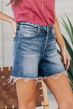 Load image into Gallery viewer, Bohme Button Fly Shorts in Dark Wash