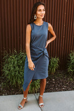 Load image into Gallery viewer, Believe It Or Knot Dress in Blue - FINAL SALE